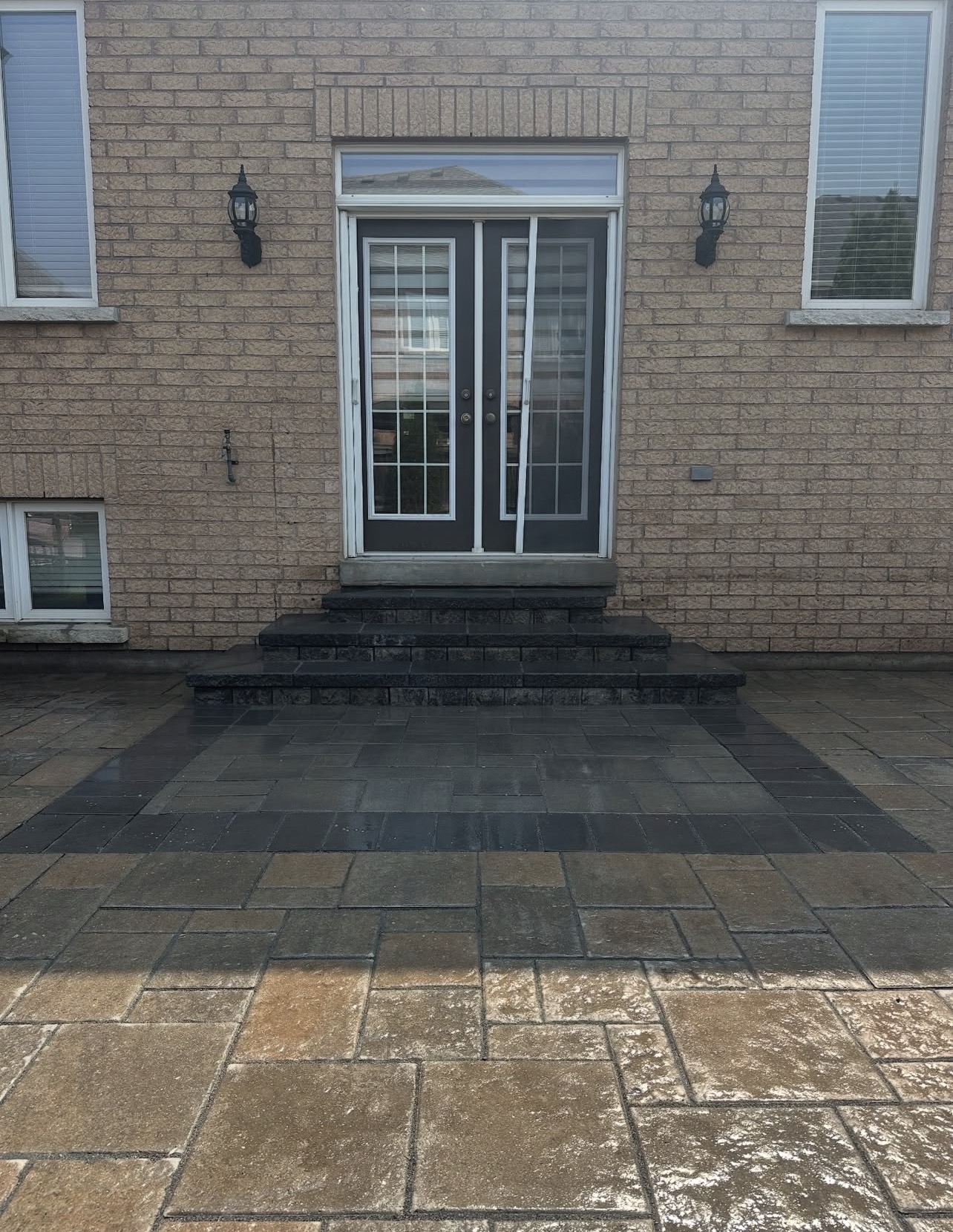 Back-Door Landing & Patio